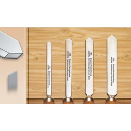 Faesztergályos laposvéső hegyes HSS