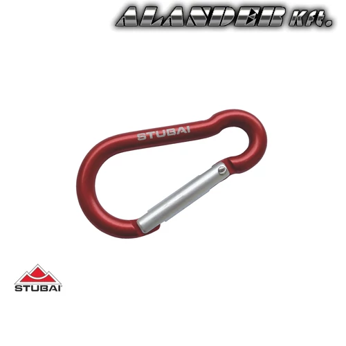 ATTACH karabiner "mászáshoz nem alkalmas" piros