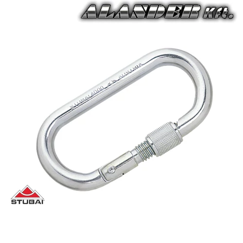 OVAL 40kN _ Acél karabiner ovális