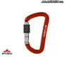 Kép 1/2 - ACCESSORY mini csavaros karabiner piros
