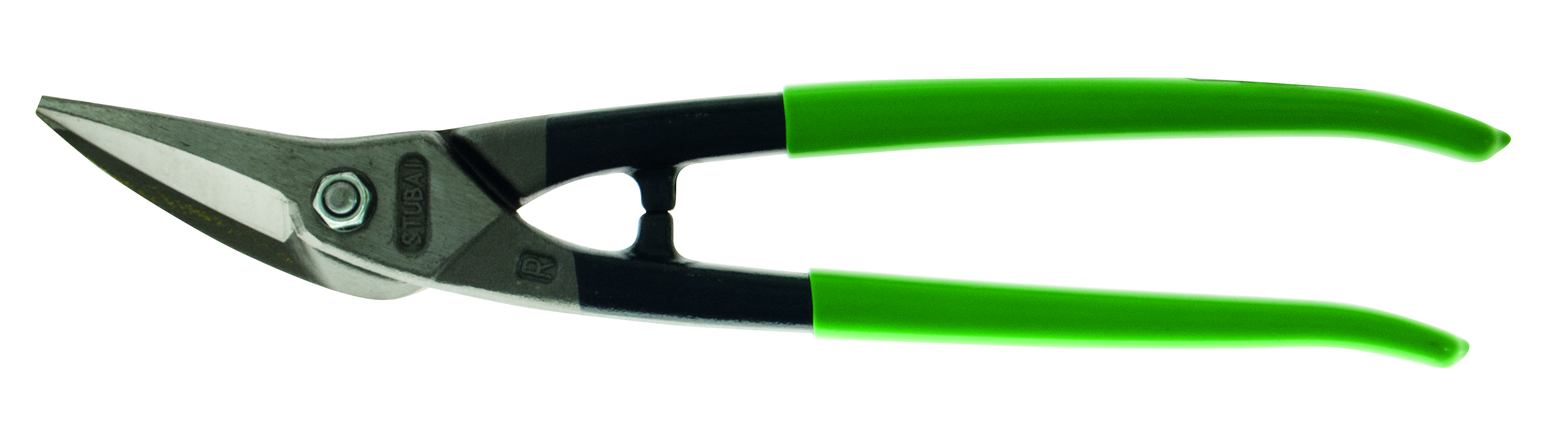 Kombinált lemezolló jobbos Zöld PVC nyéllel